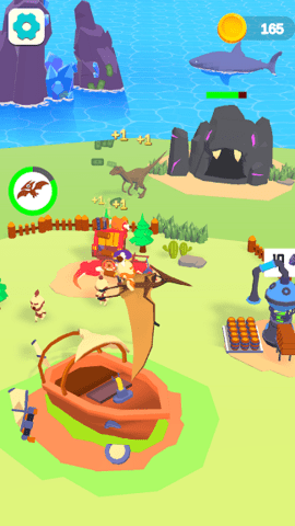 建设恐龙岛游戏