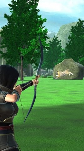 弓箭手攻击动物狩猎游戏